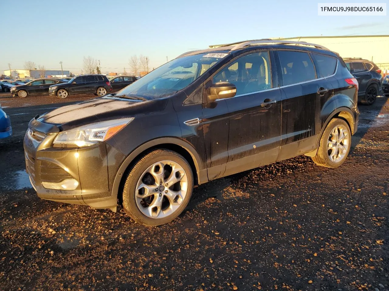 2013 Ford Escape Titanium VIN: 1FMCU9J98DUC65166 Lot: 77387134