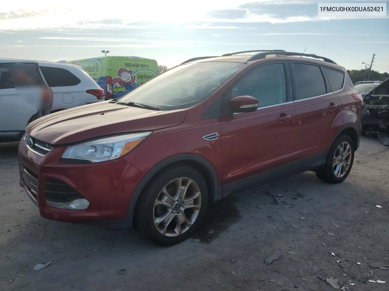 2013 Ford Escape Sel VIN: 1FMCU0HX0DUA52421 Lot: 77435664