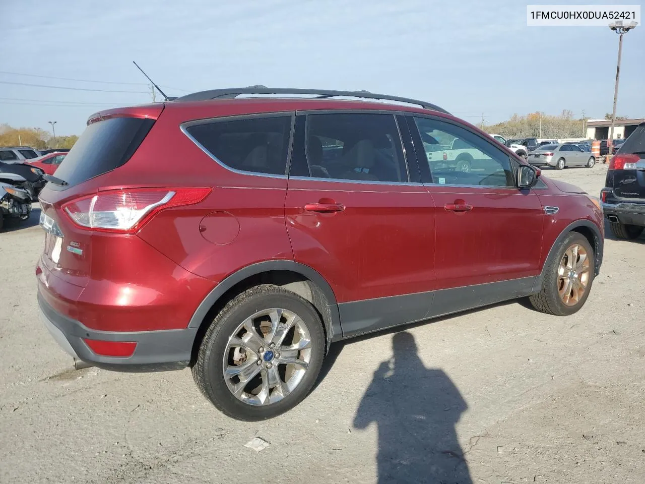 2013 Ford Escape Sel VIN: 1FMCU0HX0DUA52421 Lot: 77435664