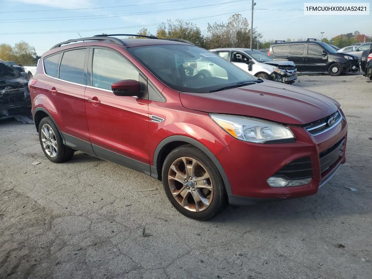 2013 Ford Escape Sel VIN: 1FMCU0HX0DUA52421 Lot: 77435664