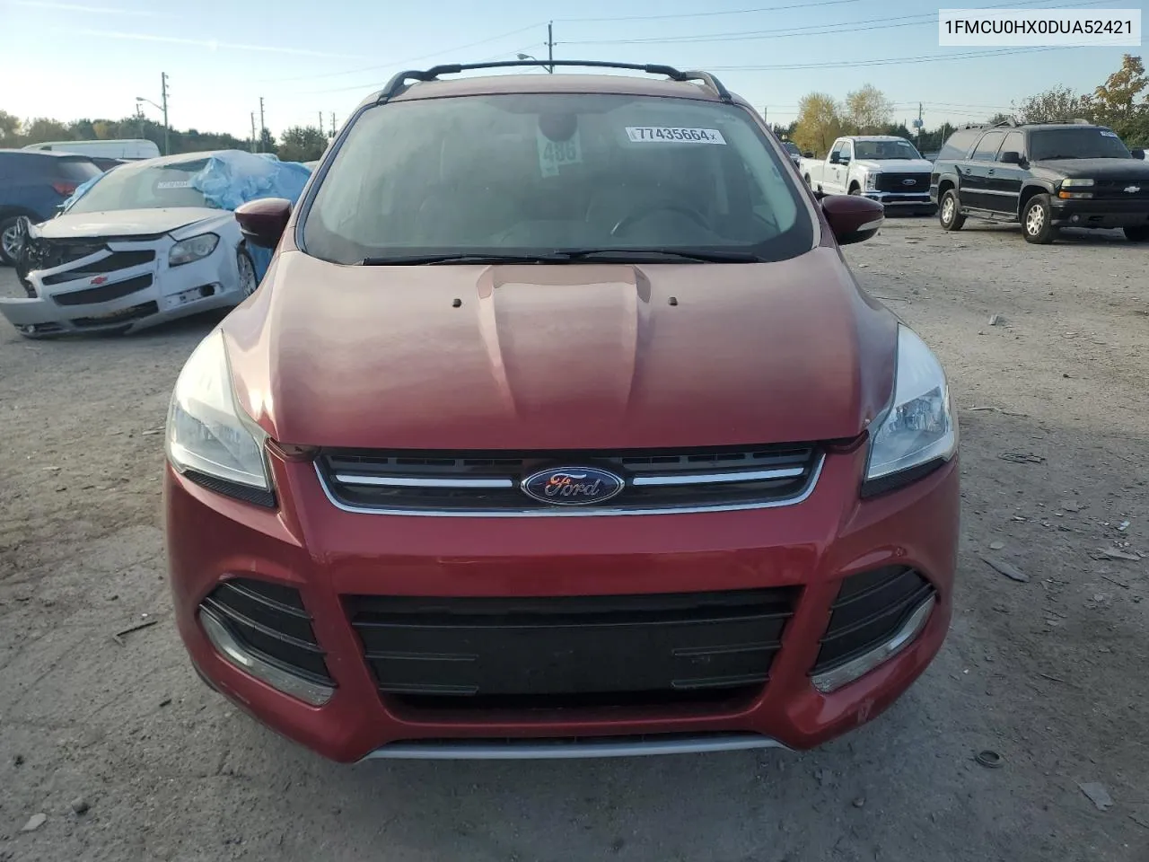 2013 Ford Escape Sel VIN: 1FMCU0HX0DUA52421 Lot: 77435664