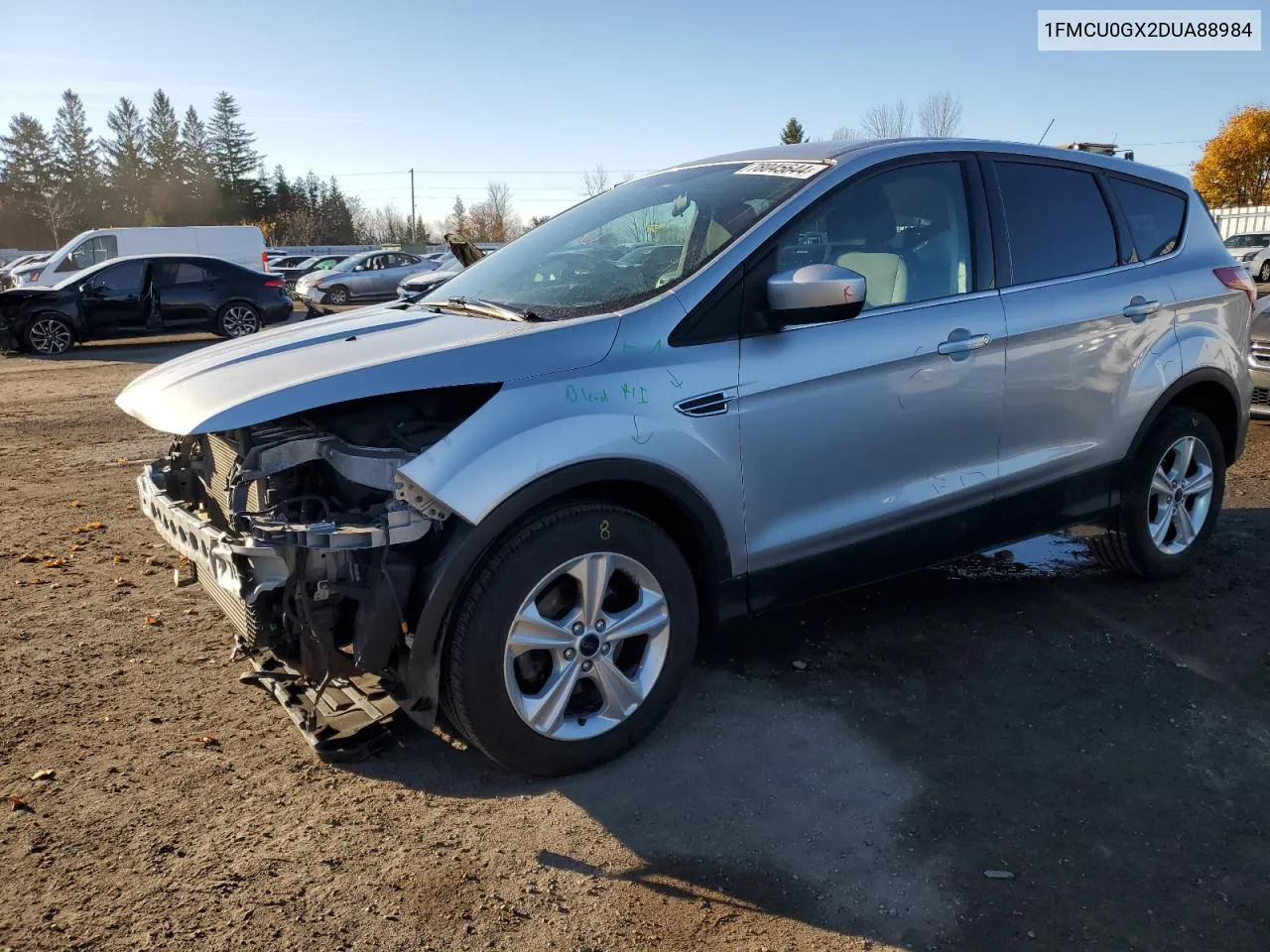 2013 Ford Escape Se VIN: 1FMCU0GX2DUA88984 Lot: 78045644