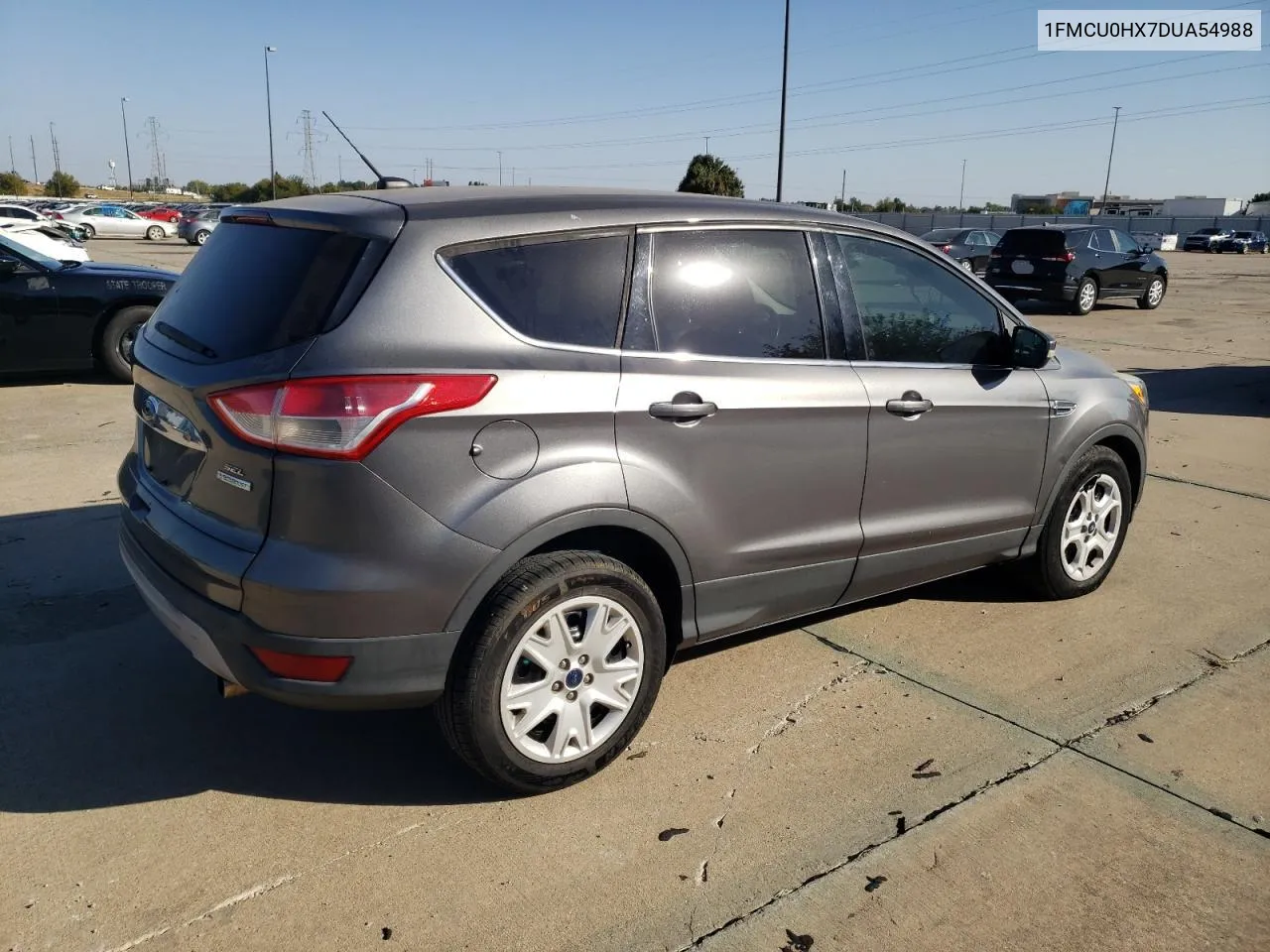 2013 Ford Escape Sel VIN: 1FMCU0HX7DUA54988 Lot: 78138484