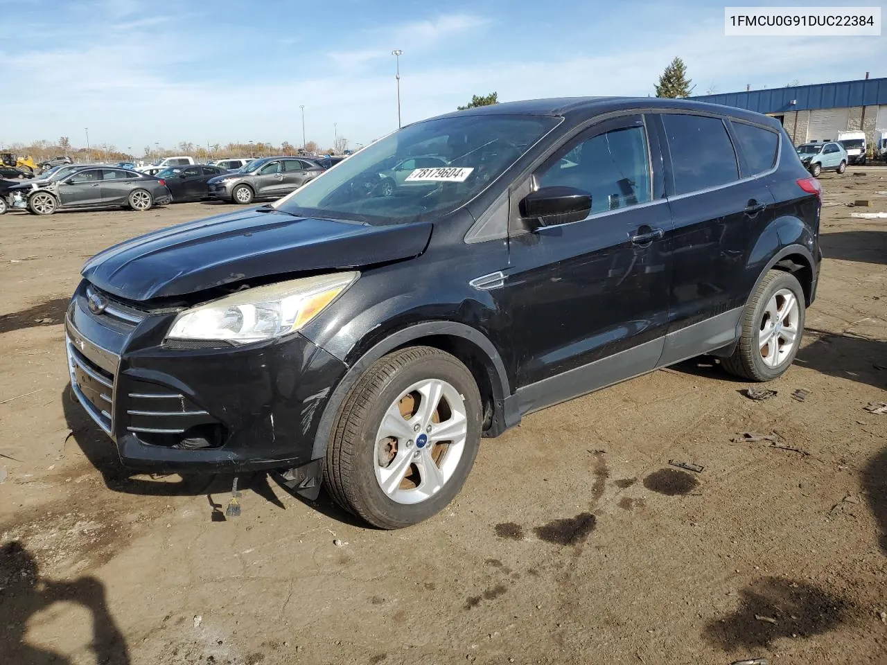 2013 Ford Escape Se VIN: 1FMCU0G91DUC22384 Lot: 78179604