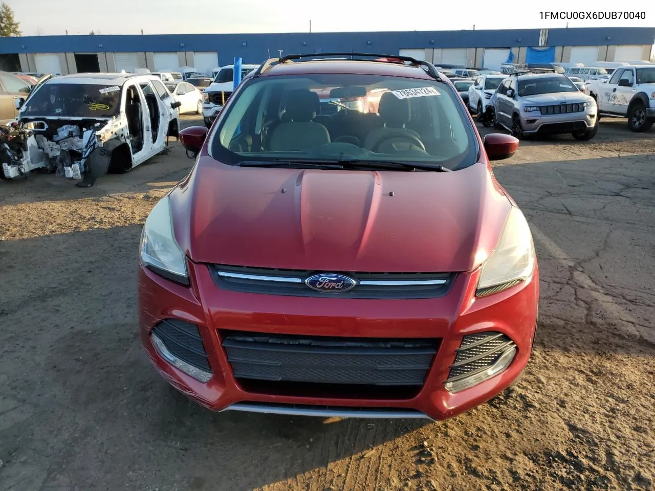 2013 Ford Escape Se VIN: 1FMCU0GX6DUB70040 Lot: 78634724