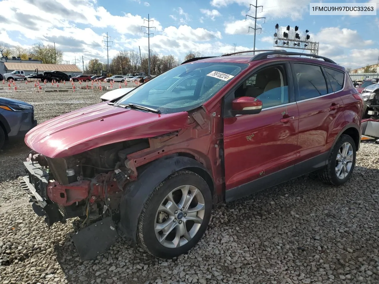 2013 Ford Escape Sel VIN: 1FMCU9H97DUC33263 Lot: 79918224