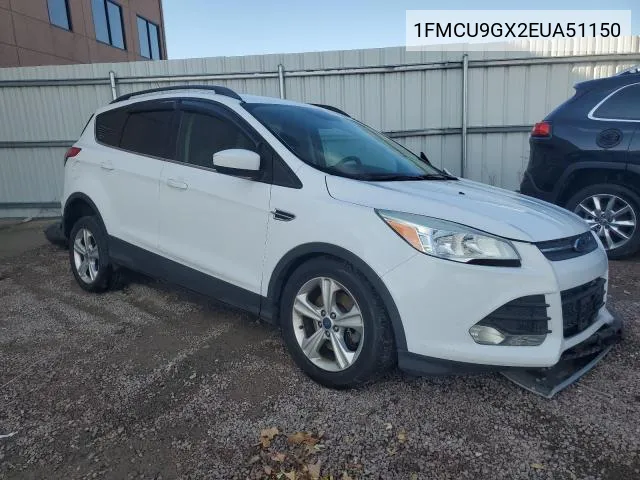 1FMCU9GX2EUA51150 2014 Ford Escape Se