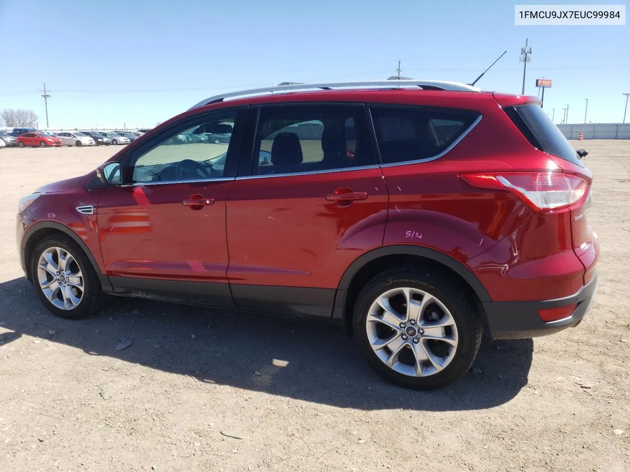 2014 Ford Escape Titanium VIN: 1FMCU9JX7EUC99984 Lot: 49818144