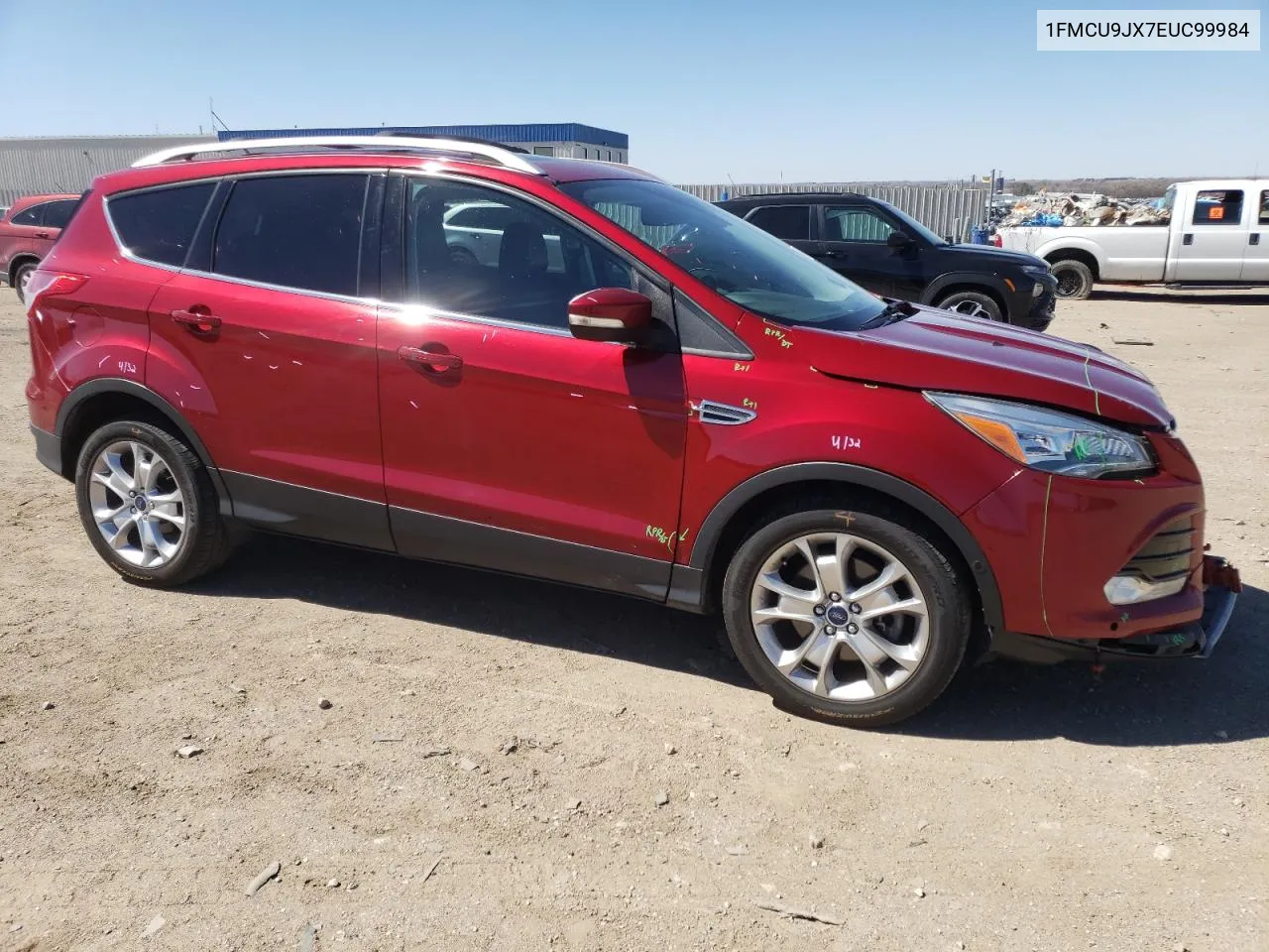 2014 Ford Escape Titanium VIN: 1FMCU9JX7EUC99984 Lot: 49818144