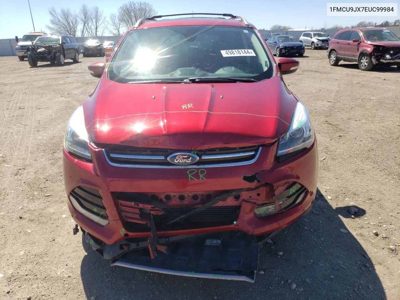 2014 Ford Escape Titanium VIN: 1FMCU9JX7EUC99984 Lot: 49818144