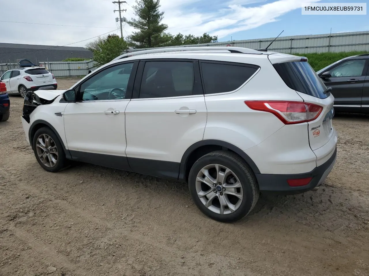 2014 Ford Escape Titanium VIN: 1FMCU0JX8EUB59731 Lot: 53114364