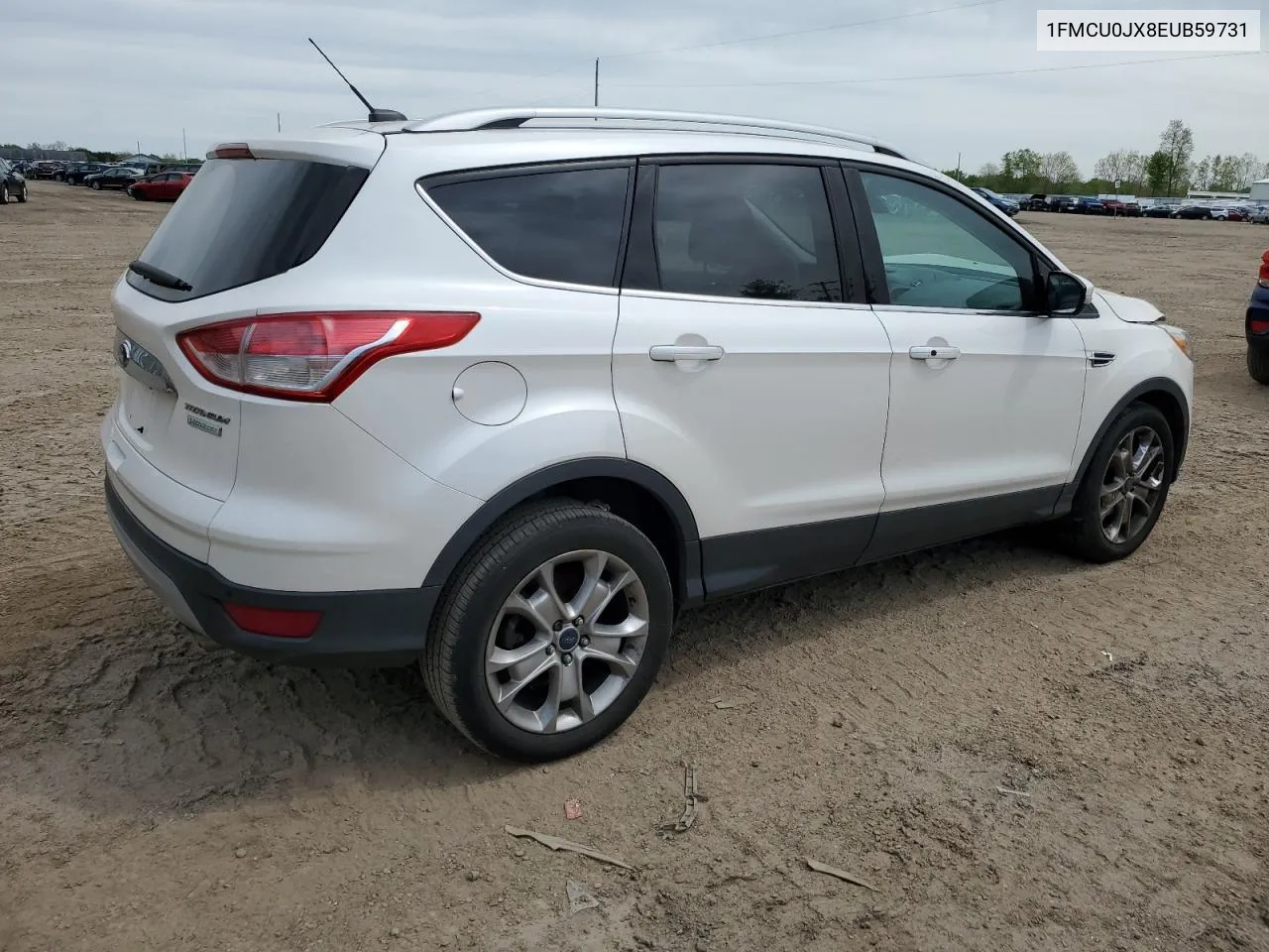 2014 Ford Escape Titanium VIN: 1FMCU0JX8EUB59731 Lot: 53114364