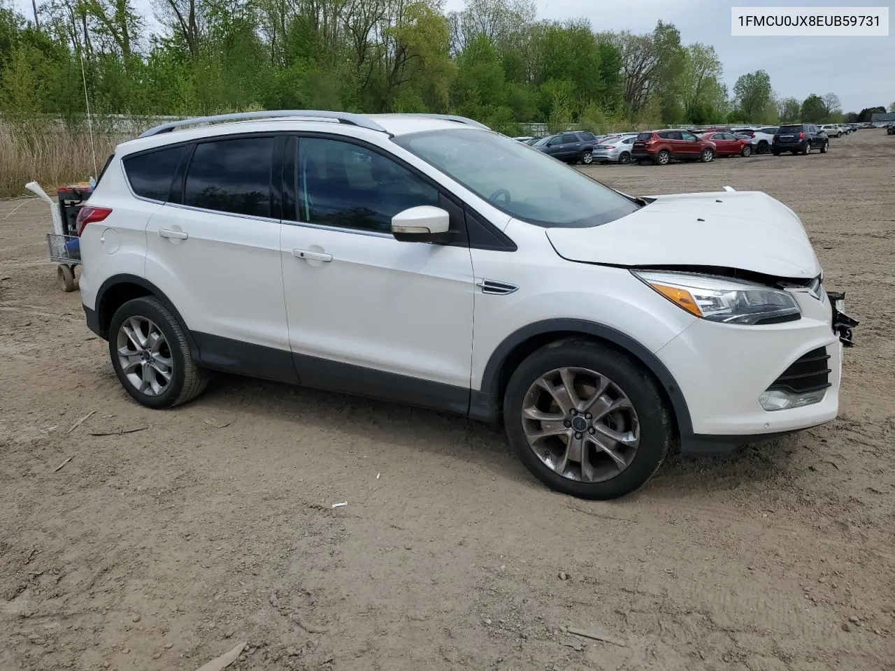 2014 Ford Escape Titanium VIN: 1FMCU0JX8EUB59731 Lot: 53114364