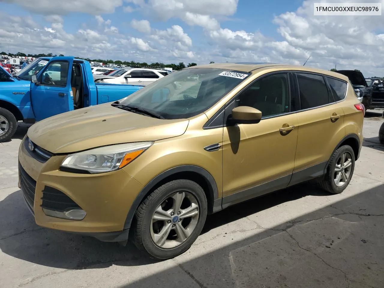 2014 Ford Escape Se VIN: 1FMCU0GXXEUC98976 Lot: 53572954