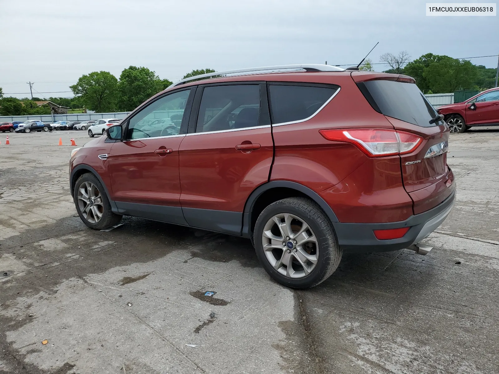 2014 Ford Escape Titanium VIN: 1FMCU0JXXEUB06318 Lot: 54362324