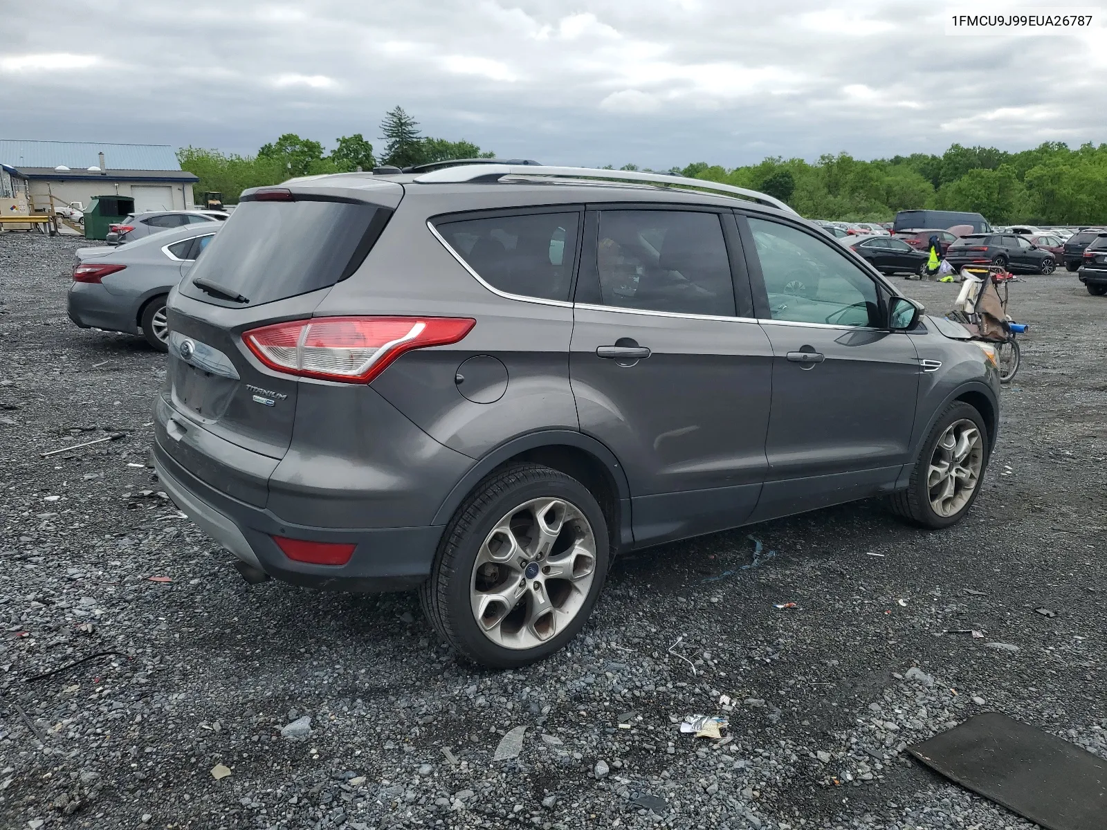 2014 Ford Escape Titanium VIN: 1FMCU9J99EUA26787 Lot: 55133414