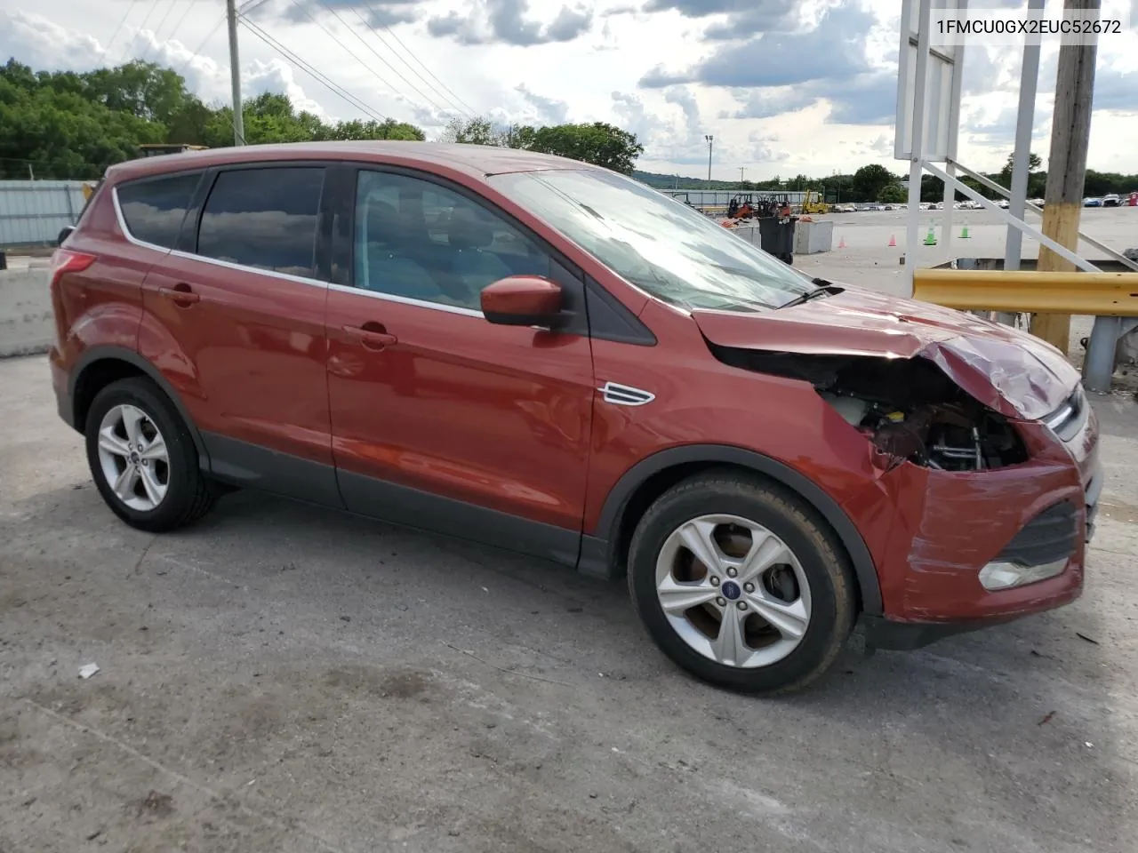 2014 Ford Escape Se VIN: 1FMCU0GX2EUC52672 Lot: 56667644