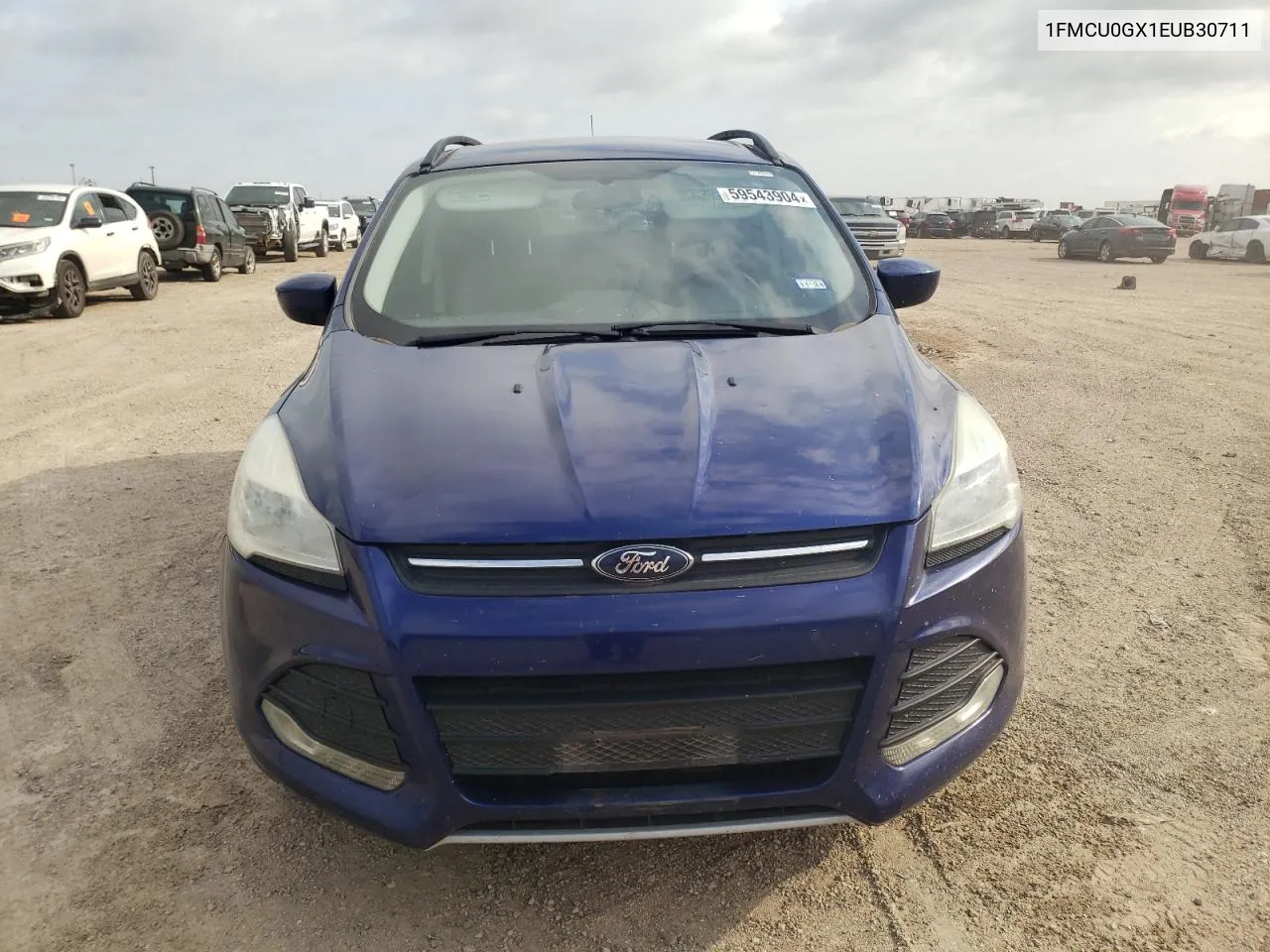 2014 Ford Escape Se VIN: 1FMCU0GX1EUB30711 Lot: 59543904