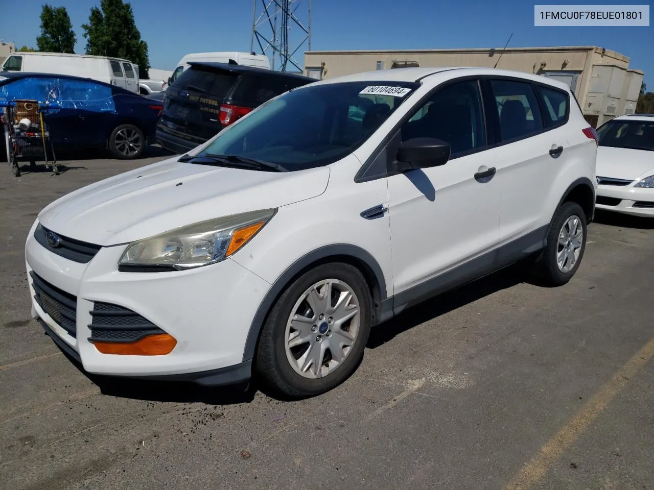 2014 Ford Escape S VIN: 1FMCU0F78EUE01801 Lot: 60104694