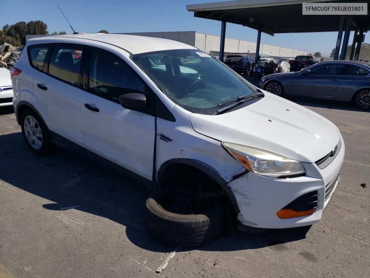 2014 Ford Escape S VIN: 1FMCU0F78EUE01801 Lot: 60104694