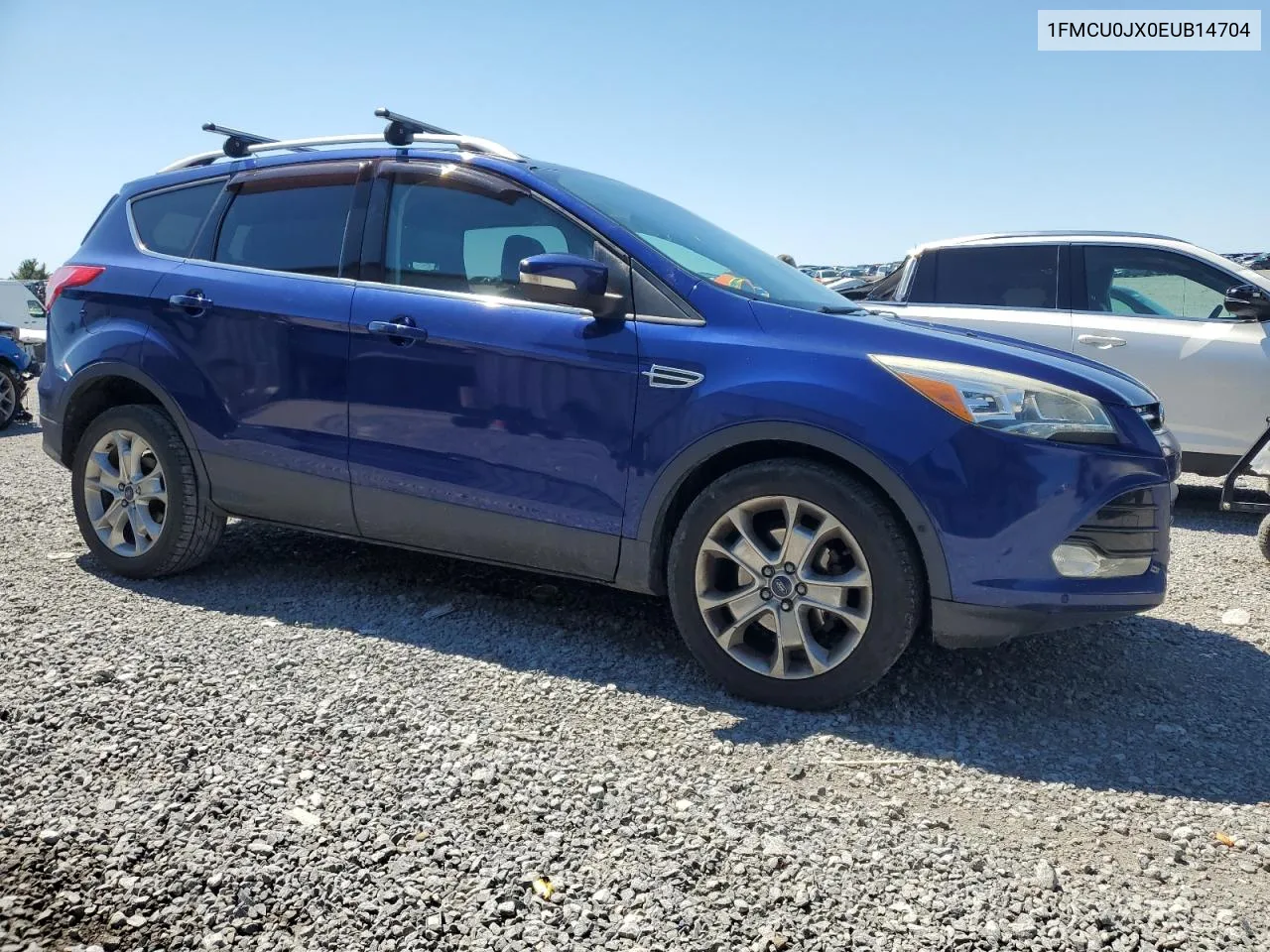 2014 Ford Escape Titanium VIN: 1FMCU0JX0EUB14704 Lot: 60343054