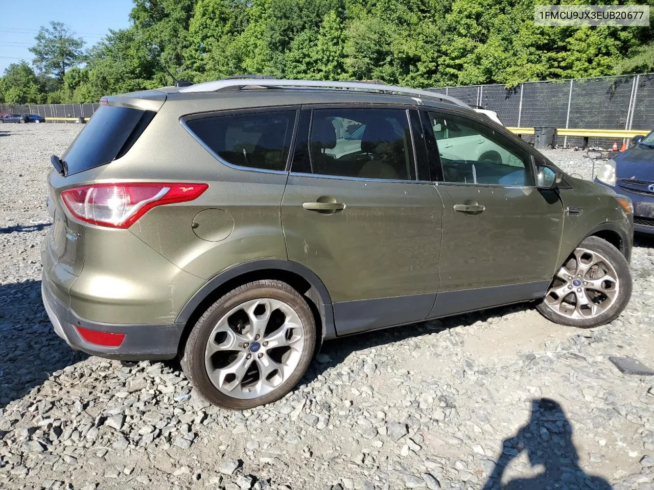 2014 Ford Escape Titanium VIN: 1FMCU9JX3EUB20677 Lot: 60569174