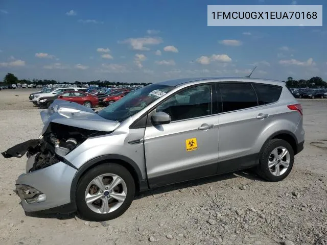 2014 Ford Escape Se VIN: 1FMCU0GX1EUA70168 Lot: 61667374