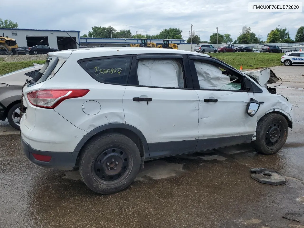 2014 Ford Escape S VIN: 1FMCU0F76EUB72020 Lot: 61881164