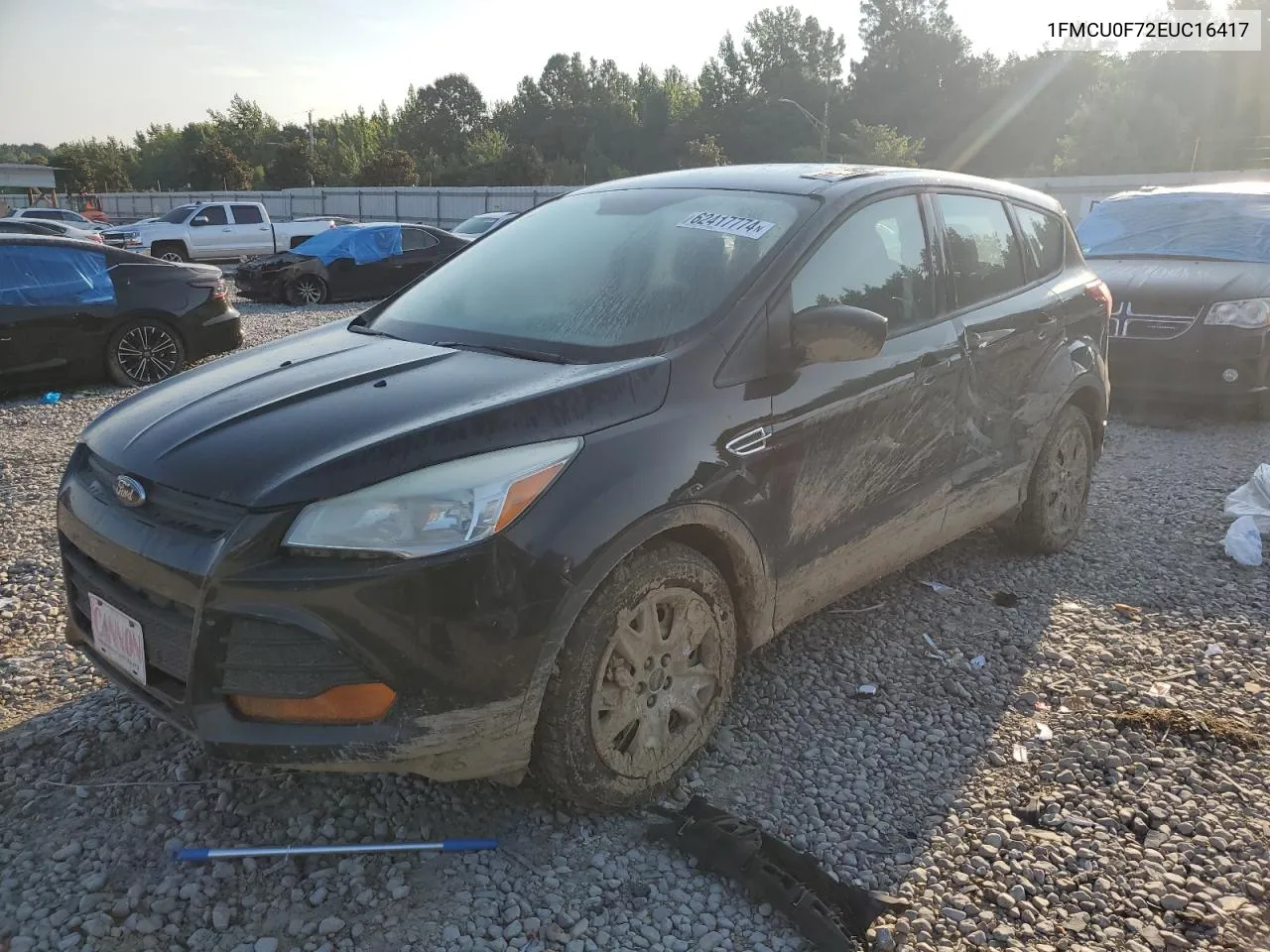 2014 Ford Escape S VIN: 1FMCU0F72EUC16417 Lot: 62417774