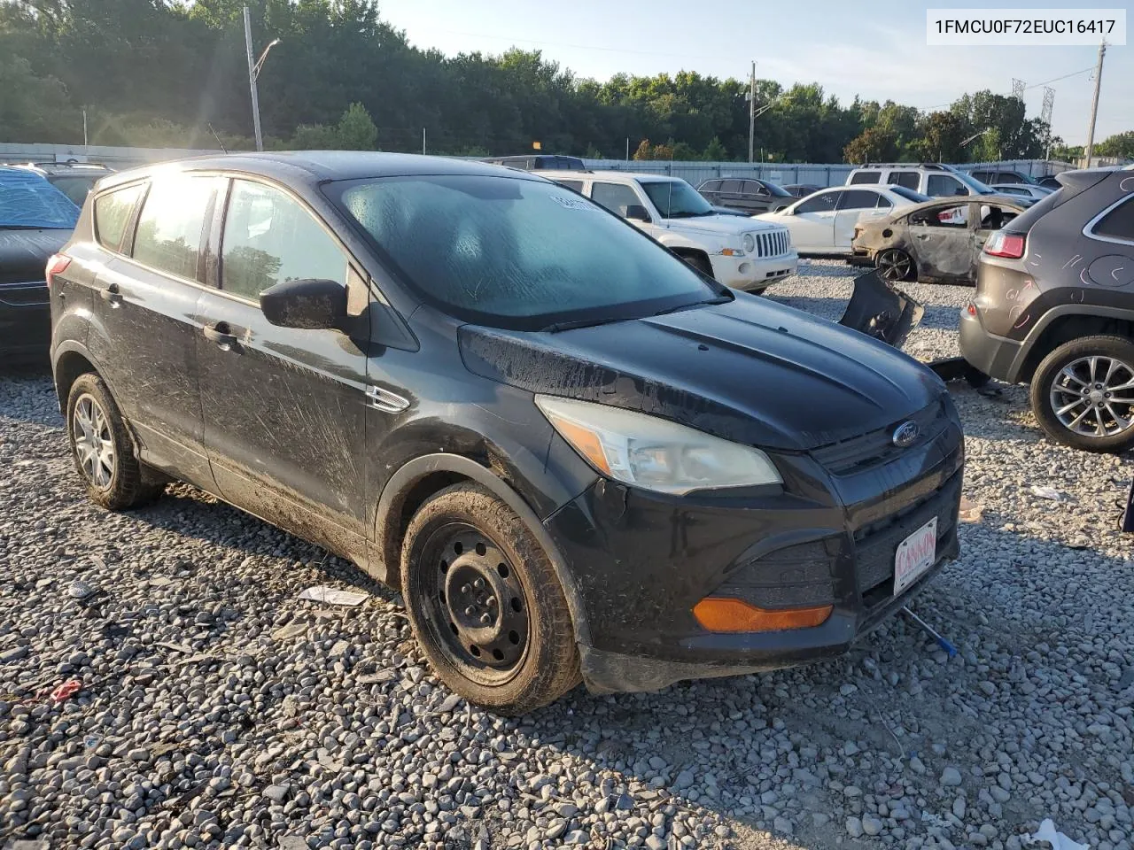 2014 Ford Escape S VIN: 1FMCU0F72EUC16417 Lot: 62417774