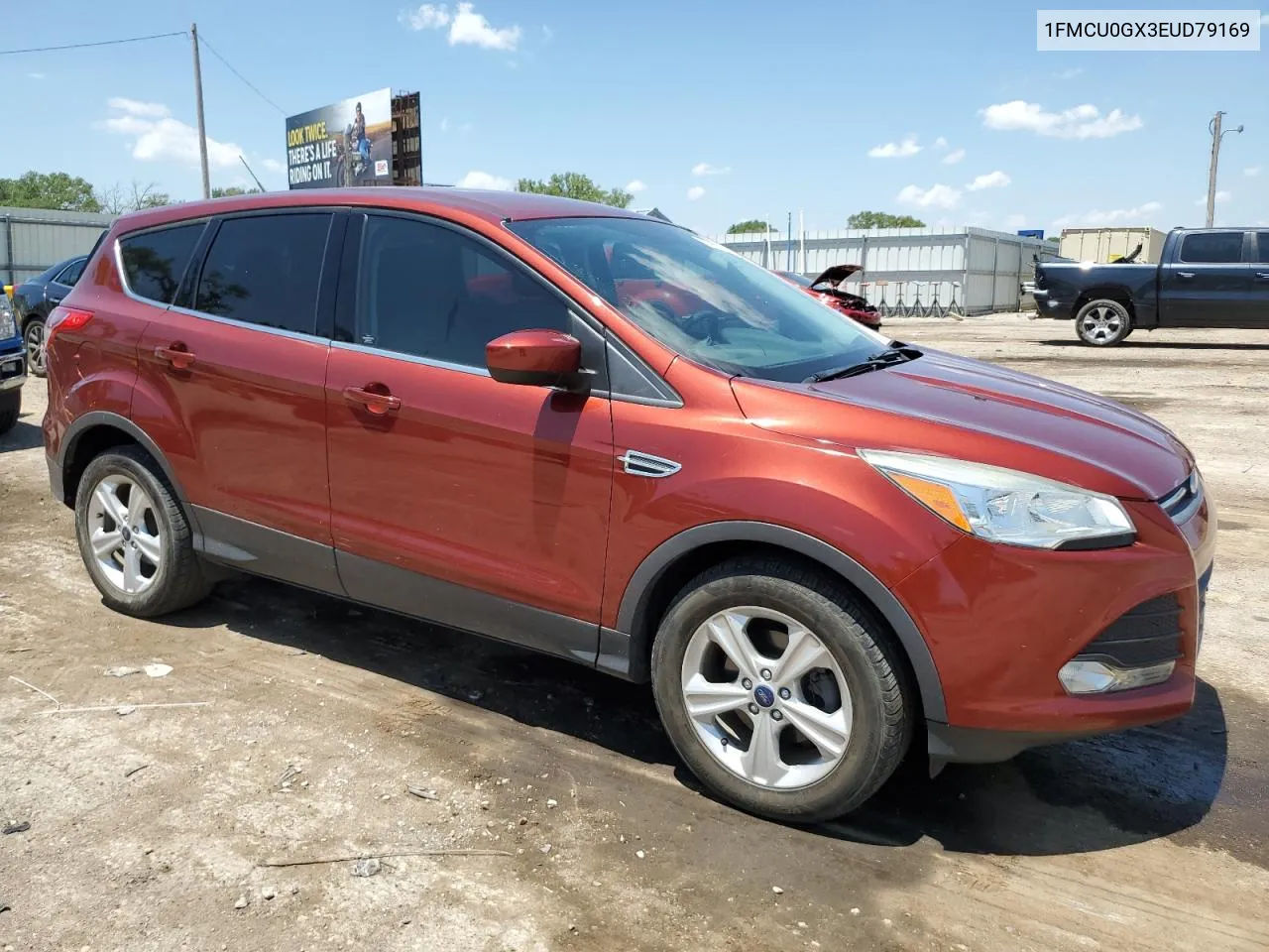 2014 Ford Escape Se VIN: 1FMCU0GX3EUD79169 Lot: 62750184