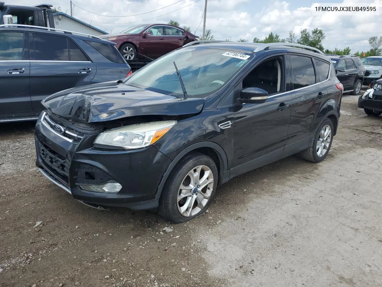 2014 Ford Escape Titanium VIN: 1FMCU9JX3EUB49595 Lot: 62796744