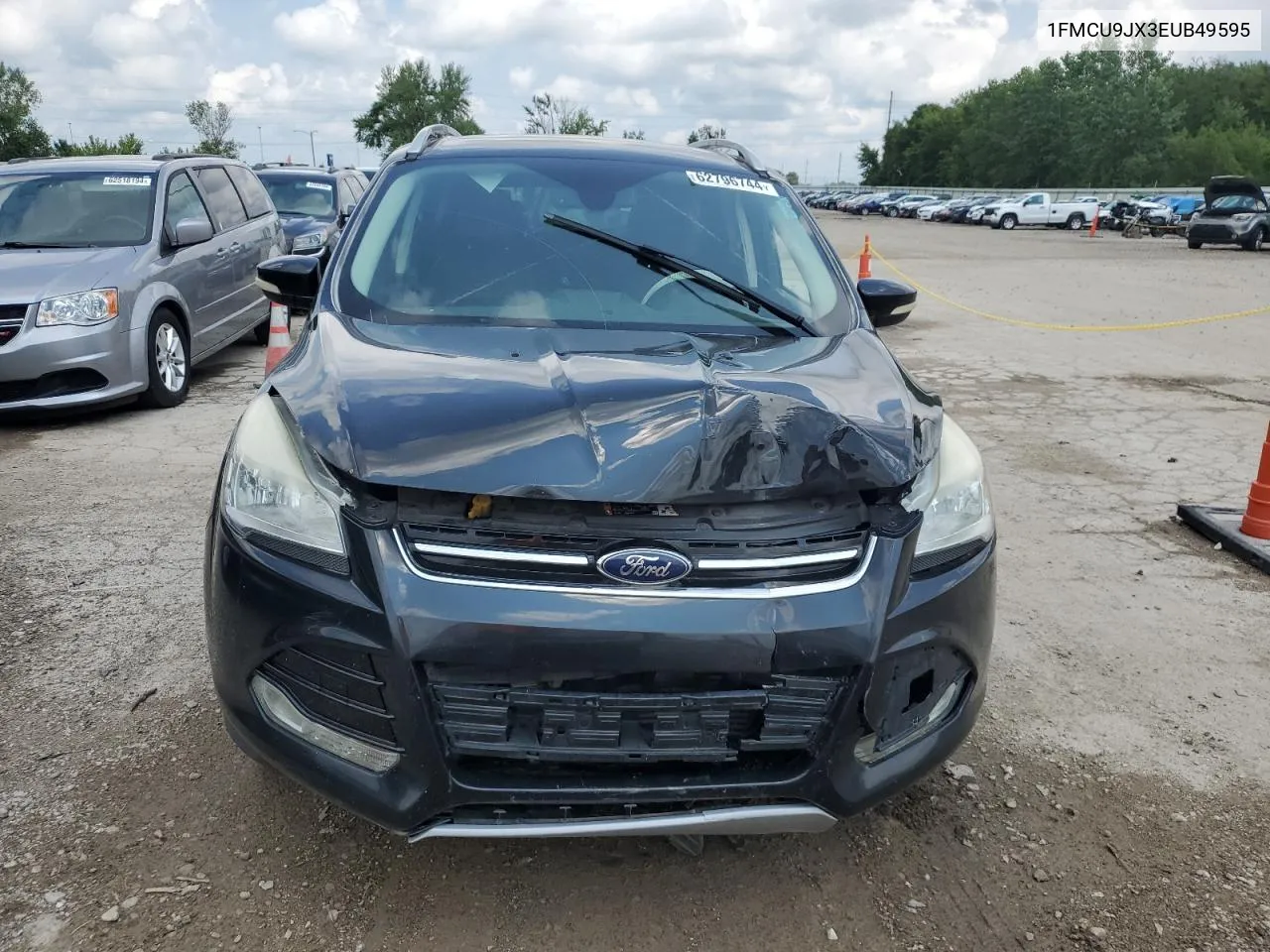 2014 Ford Escape Titanium VIN: 1FMCU9JX3EUB49595 Lot: 62796744