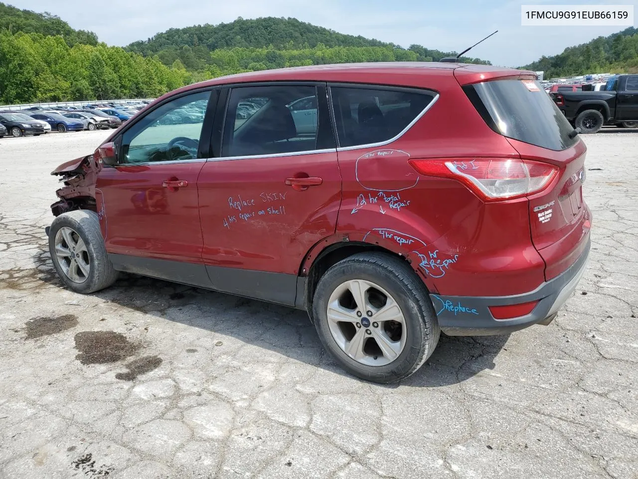 2014 Ford Escape Se VIN: 1FMCU9G91EUB66159 Lot: 63384884