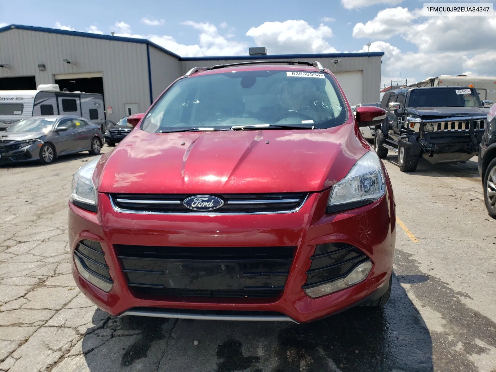 1FMCU0J92EUA84347 2014 Ford Escape Titanium