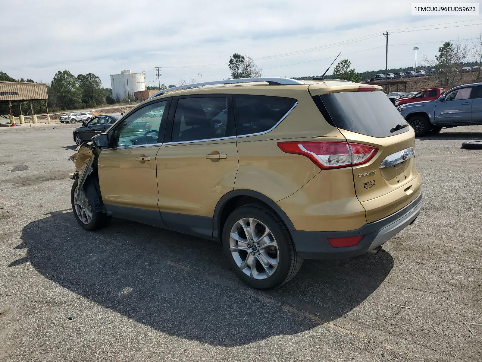 2014 Ford Escape Titanium VIN: 1FMCU0J96EUD59623 Lot: 63586844