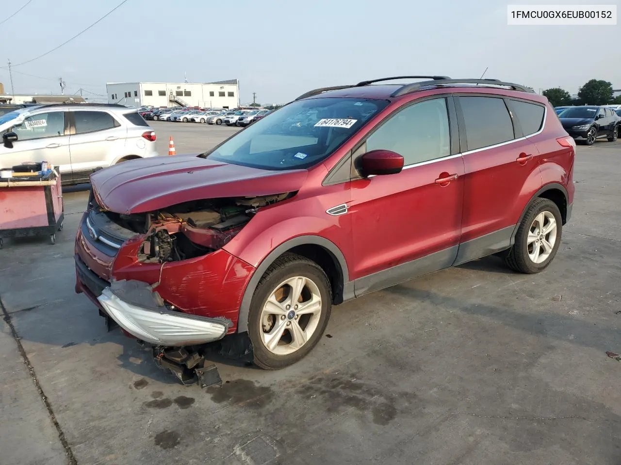 2014 Ford Escape Se VIN: 1FMCU0GX6EUB00152 Lot: 64176794