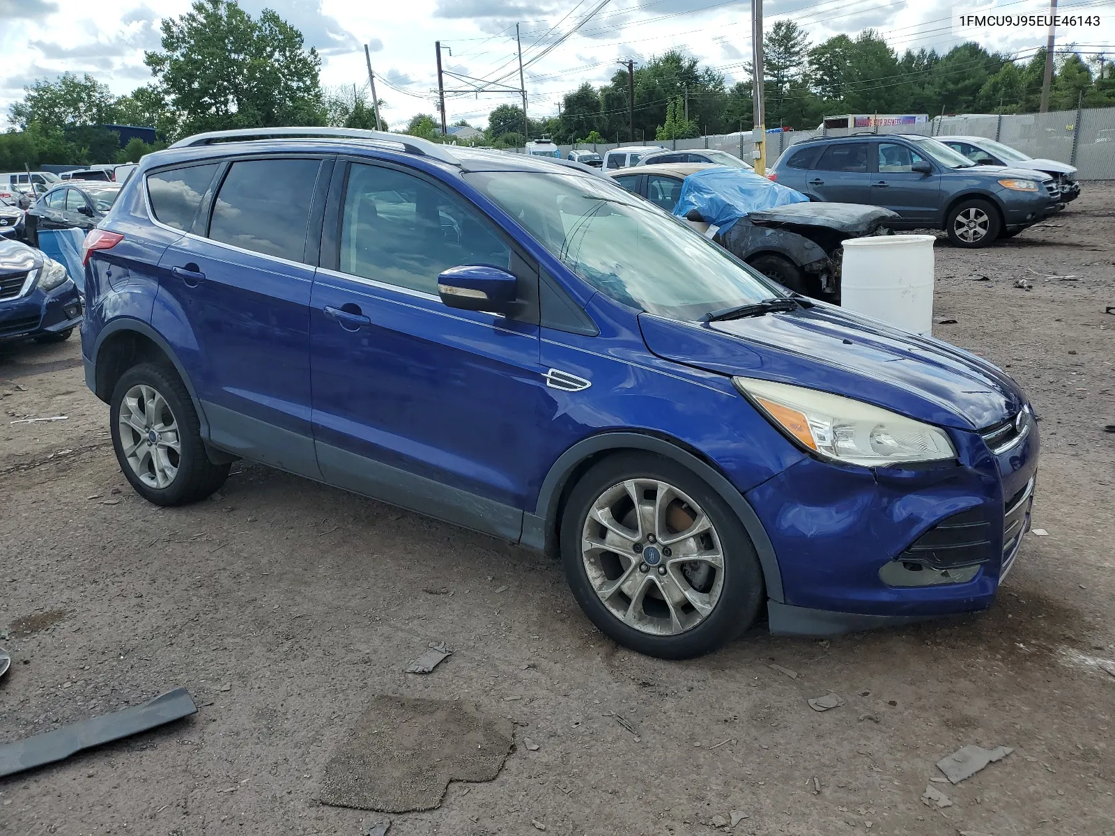 1FMCU9J95EUE46143 2014 Ford Escape Titanium