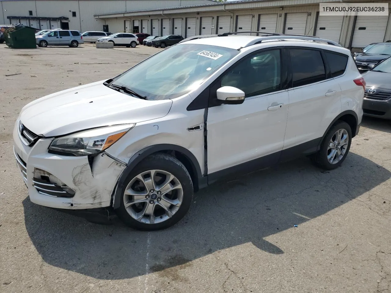 2014 Ford Escape Titanium VIN: 1FMCU0J92EUC36238 Lot: 64582434