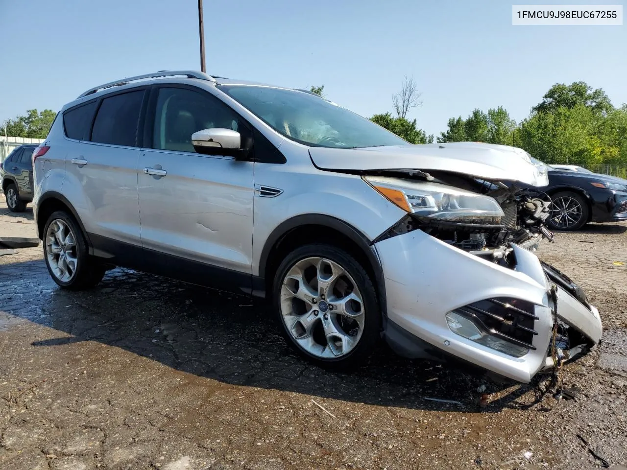 2014 Ford Escape Titanium VIN: 1FMCU9J98EUC67255 Lot: 64619994