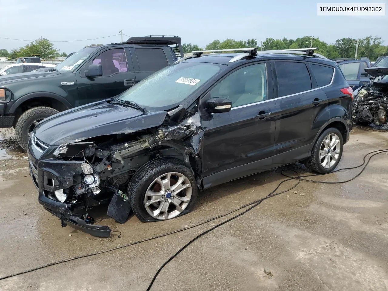 2014 Ford Escape Titanium VIN: 1FMCU0JX4EUD93302 Lot: 65368634