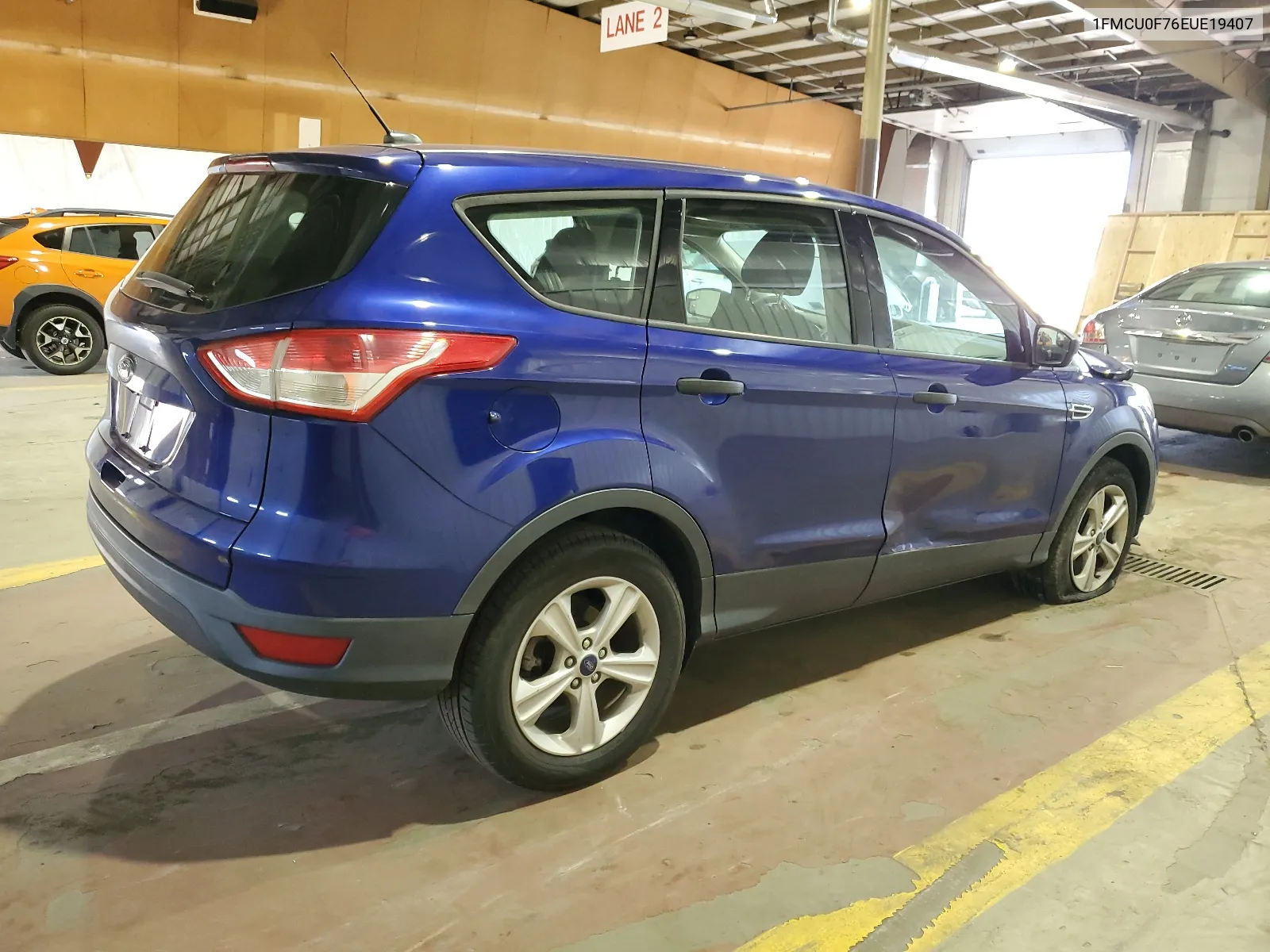 2014 Ford Escape S VIN: 1FMCU0F76EUE19407 Lot: 65577074