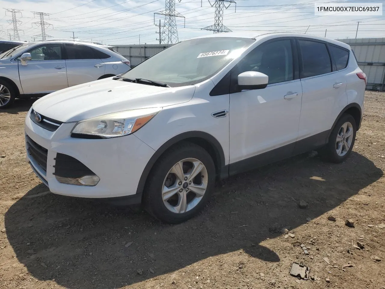 2014 Ford Escape Se VIN: 1FMCU0GX7EUC69337 Lot: 65676374