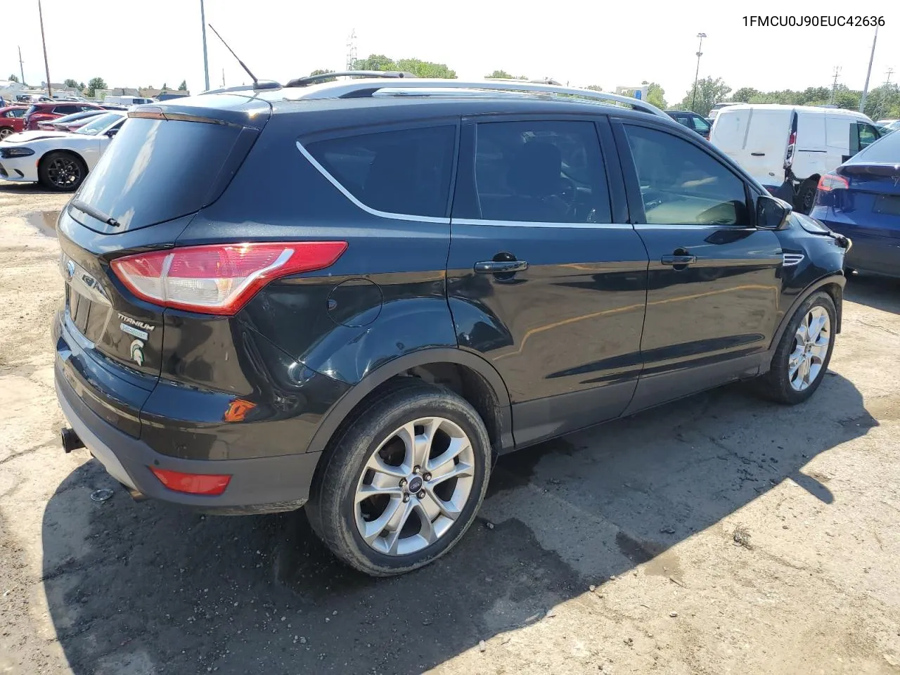 2014 Ford Escape Titanium VIN: 1FMCU0J90EUC42636 Lot: 66406704