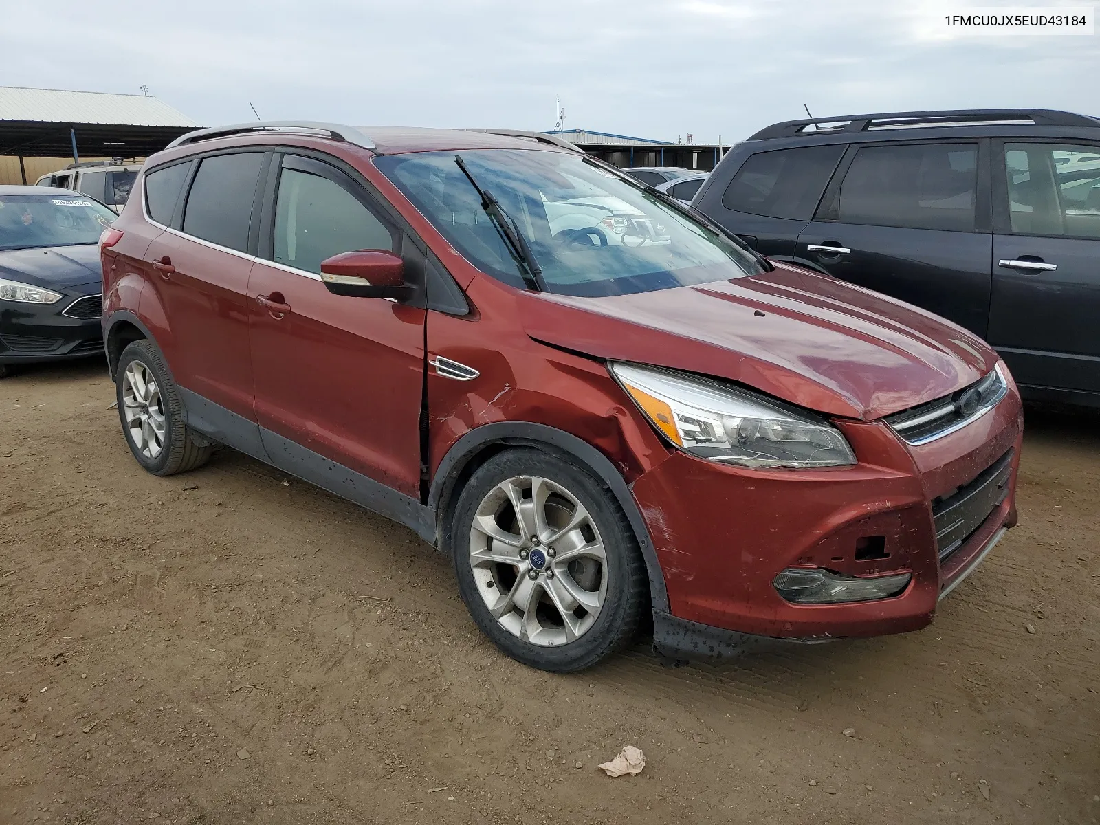 2014 Ford Escape Titanium VIN: 1FMCU0JX5EUD43184 Lot: 67033244