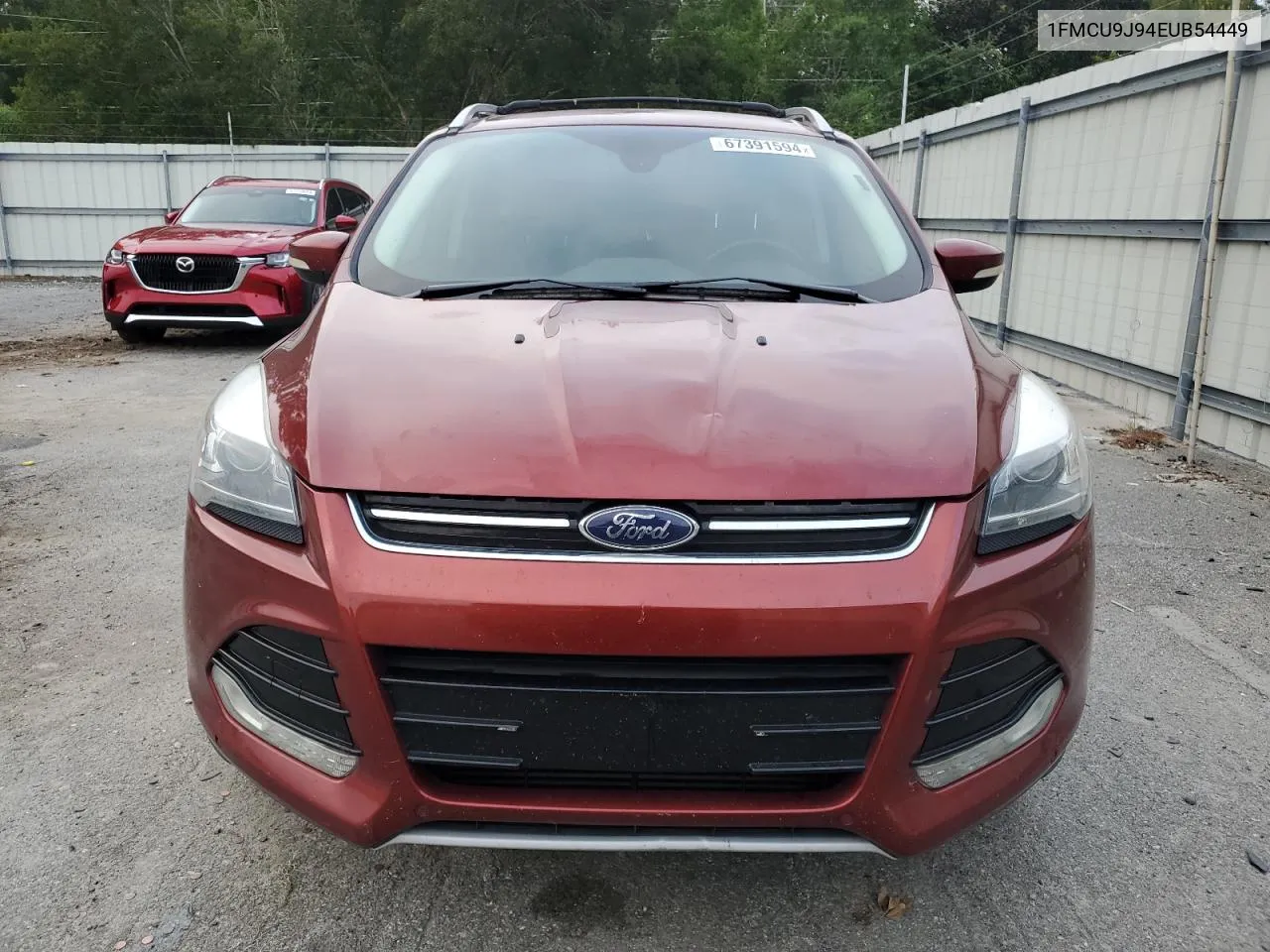 2014 Ford Escape Titanium VIN: 1FMCU9J94EUB54449 Lot: 67391594