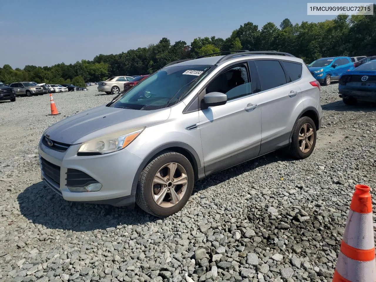 2014 Ford Escape Se VIN: 1FMCU9G99EUC72715 Lot: 67401554