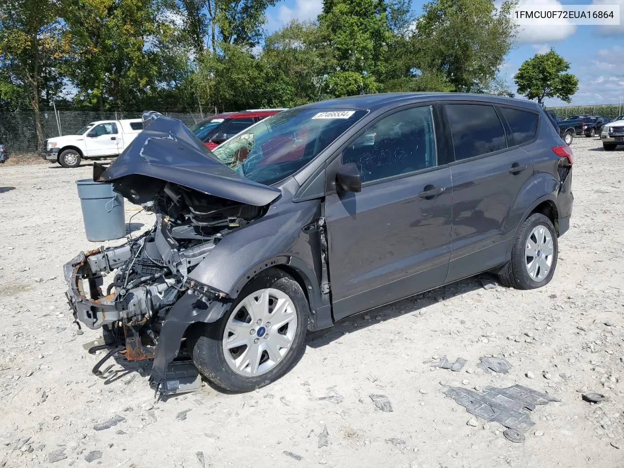 2014 Ford Escape S VIN: 1FMCU0F72EUA16864 Lot: 67466534