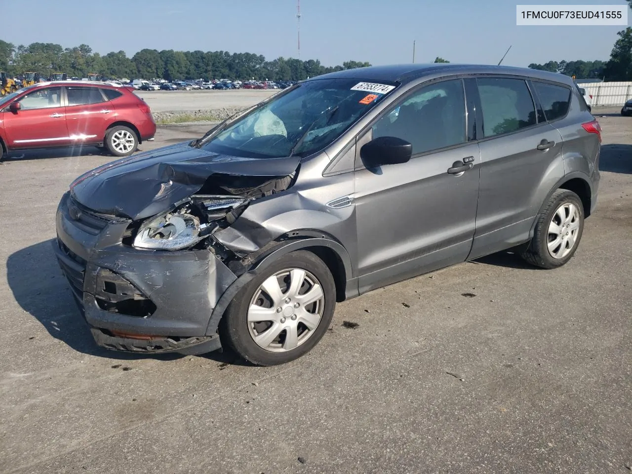 2014 Ford Escape S VIN: 1FMCU0F73EUD41555 Lot: 67553774