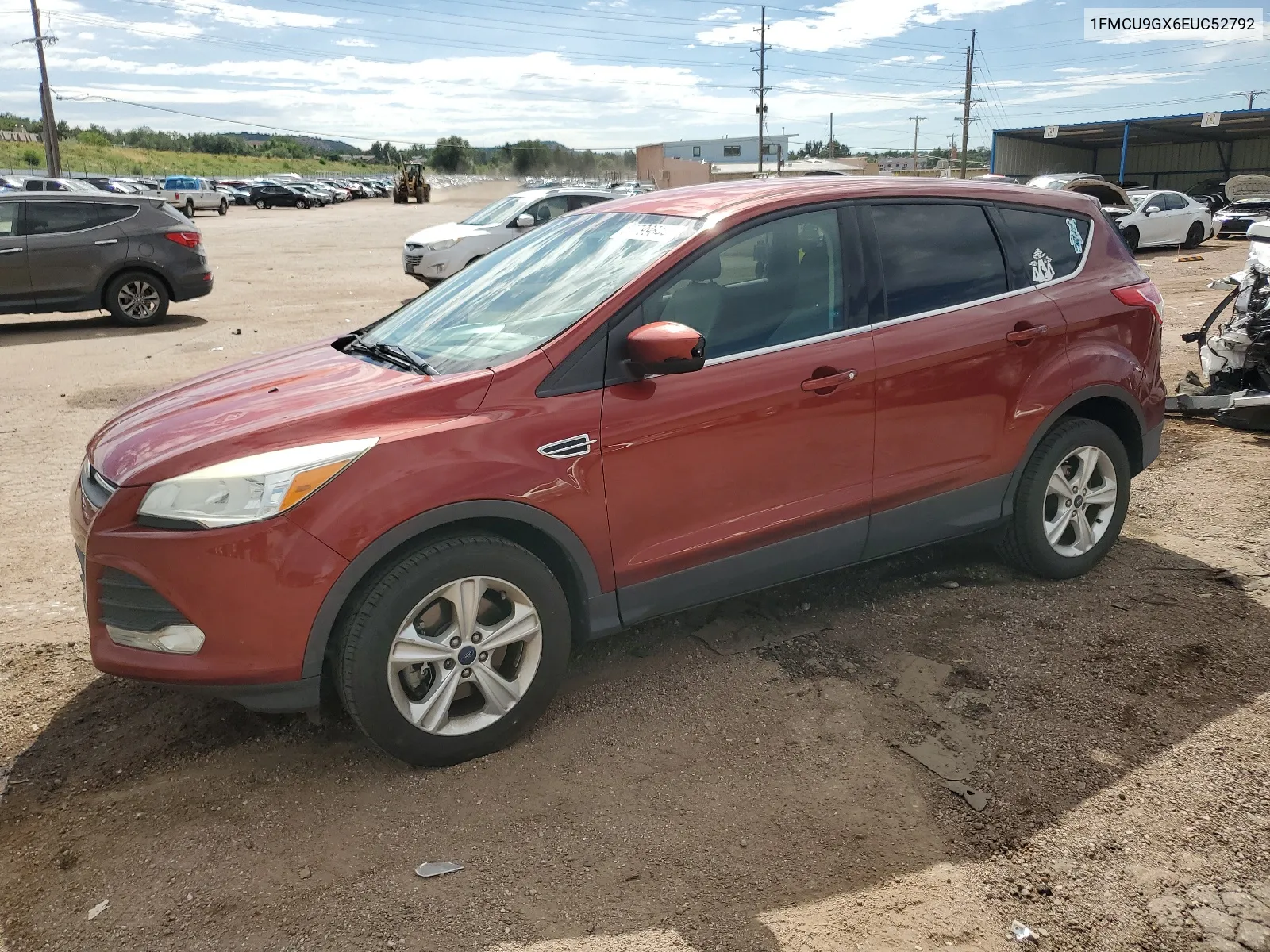 2014 Ford Escape Se VIN: 1FMCU9GX6EUC52792 Lot: 67799644